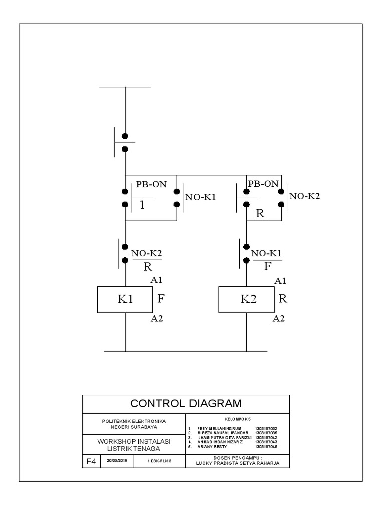 Forward Reverse Control Diagram | PDF