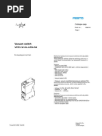 Vacuum Switch Vpev-W-Kl-Led-Gh: Catalogue Page