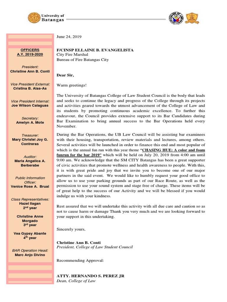 Letter To SM City Batangas | PDF | Politics | Social Science