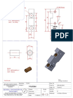 Holder: Holder P.N: 409.06.0016 MAT.: AL - Alloy