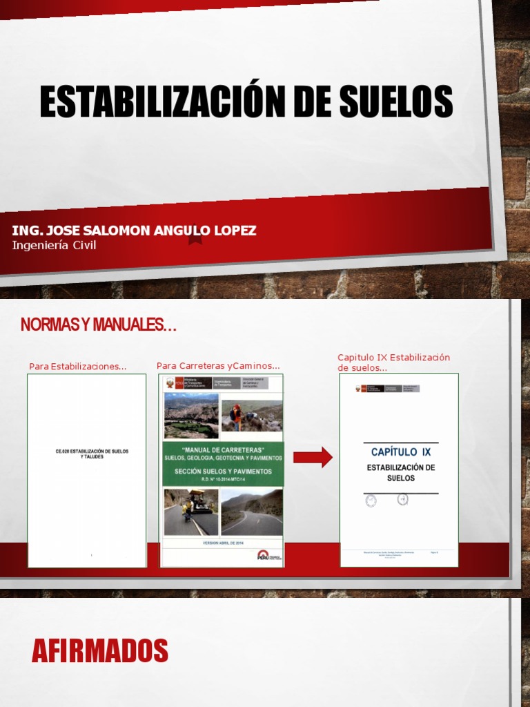 Ii Estabilizacion De Suelos Mtc Cemento Cloro