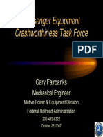 Passenger Equipment Crashworthiness Task Force: Gary Fairbanks