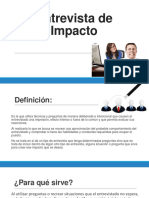 Entrevista Impacto: Definición, Objetivo y Características