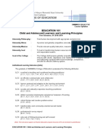 Educ 101 Syllabus Sample Ce Syllabus Format 2018