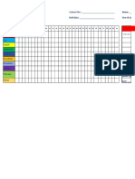 Index Card - Attendance & Quarters