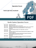 System Operation Forum 011216 Stockholm Presentations