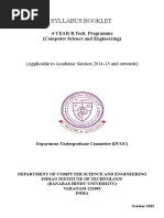 CSE Syllabus Booklet 4 Yr BTech Updated 18072016