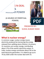 Indo-Us N-Deal: & Nuclear Power
