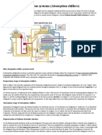 Absorption Refrigeration Systems (Absorption Chillers)