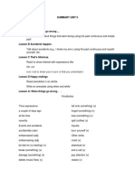 Summary Unit 9