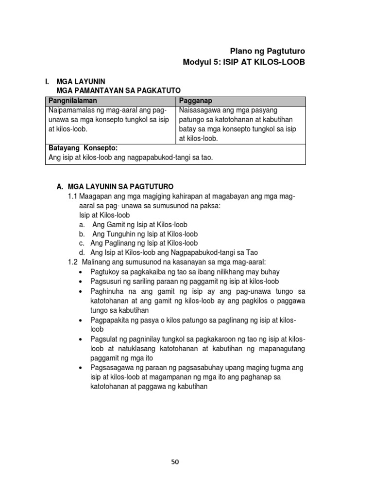 Grade 7 TG ESP Modyul 5 PDF | PDF