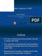 Psychiatric Aspects in PWS