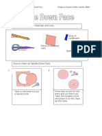 4.1 -Model of Upside Down Face Instructions