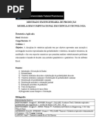 Estatistica Aplicada Ementa 2016 2