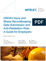 OSHA's Injury and Illness Recordkeeping Data Submission and Anti-Retaliation Rule: A Guide For Employers