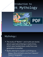 Greek Mythology: Introduction To