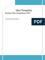 Business Idea Template PDF