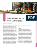 Urban Governance How Democratic