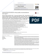 NSF Sleep Quality Indicators