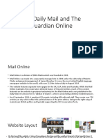 The Daily Mail and The Guardian Online PDF