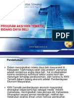 Program Aksi KKN Tematik Bidang Ekonomi