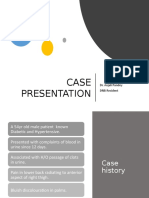 Case Presentation: Dr. Anjali Pandey DNB Resident