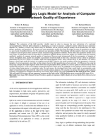 A Review of Fuzzy Logic Model for Analysis of Computer Network Quality of Experience