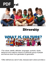 Cultural Diversity