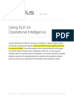 Using ELK For Operational Intelligence: White Paper