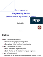 Short Course In: Engineering Ethics