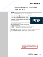 Motoman-Gp8 Ar700,-Gp7 Ar900 Instructions