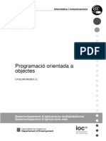 Programació Orientada A Objectes: Desenvolupament D'aplicacions Multiplataforma Desenvolupament D'aplicacions Web