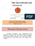 Geometri Transformasi Translasi