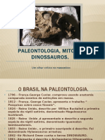 Paleontologia, Mitos e Dinossauros.pptx