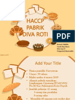 Presentasi Haccp Roti