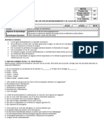 1°B Guía de Aprendizaje de Los Ciclos Biogeoquímicos y El Flujo de Energía