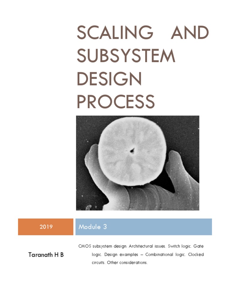 Scaling in CMOS Subsystem Design | PDF | Field Effect Transistor ...