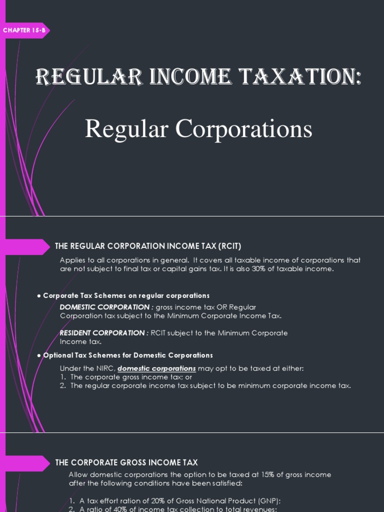 What Is Corporation Tax : S Corporation Examples Meaning Tax What Is S