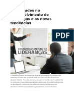 Dificuldades No Desenvolvimento de Lideranças e as Novas Tendência2