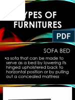 Types of Furnitures