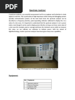 Spectrum Analyzer