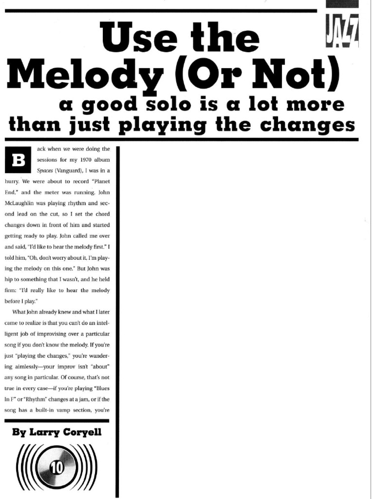 Using Melody or Not | PDF | Scale (Music) | Classical Music