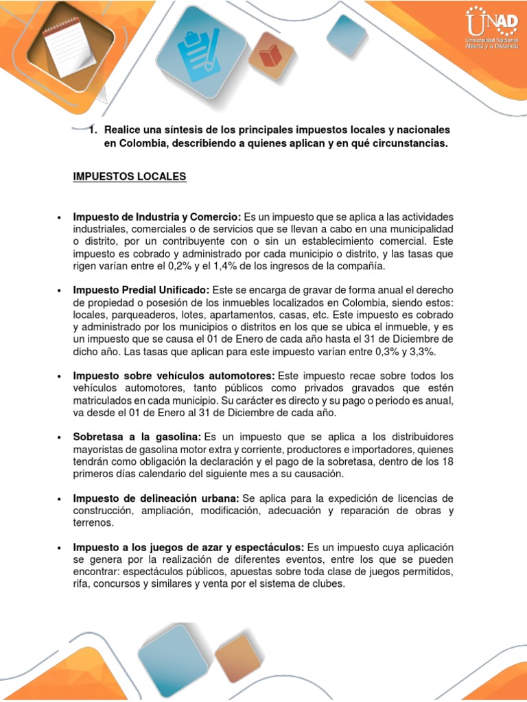 Guia 2 | PDF | Impuesto sobre la renta | Impuestos