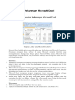 Kelebihan Dan Kekurangan MS Excel