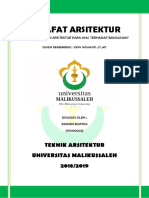 Filsafat Arsitektur: Teknik Arsitektur Universitas Malikussaleh 2018/2019