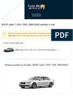 Fuse Box Diagram - BMW 7-Series (F01 - F02 2009-2016)