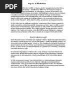Biografia de Adolfo Hitler