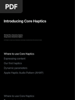 Apple - Introducing Core Haptics