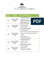 Informe de Servicio Tecnico