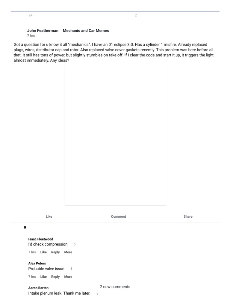 Single Cylinder Misfire Plenum PDF Fuel Injection Distributor